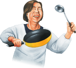 おばさんイラスト