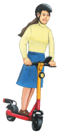 電動キックボードイラスト
